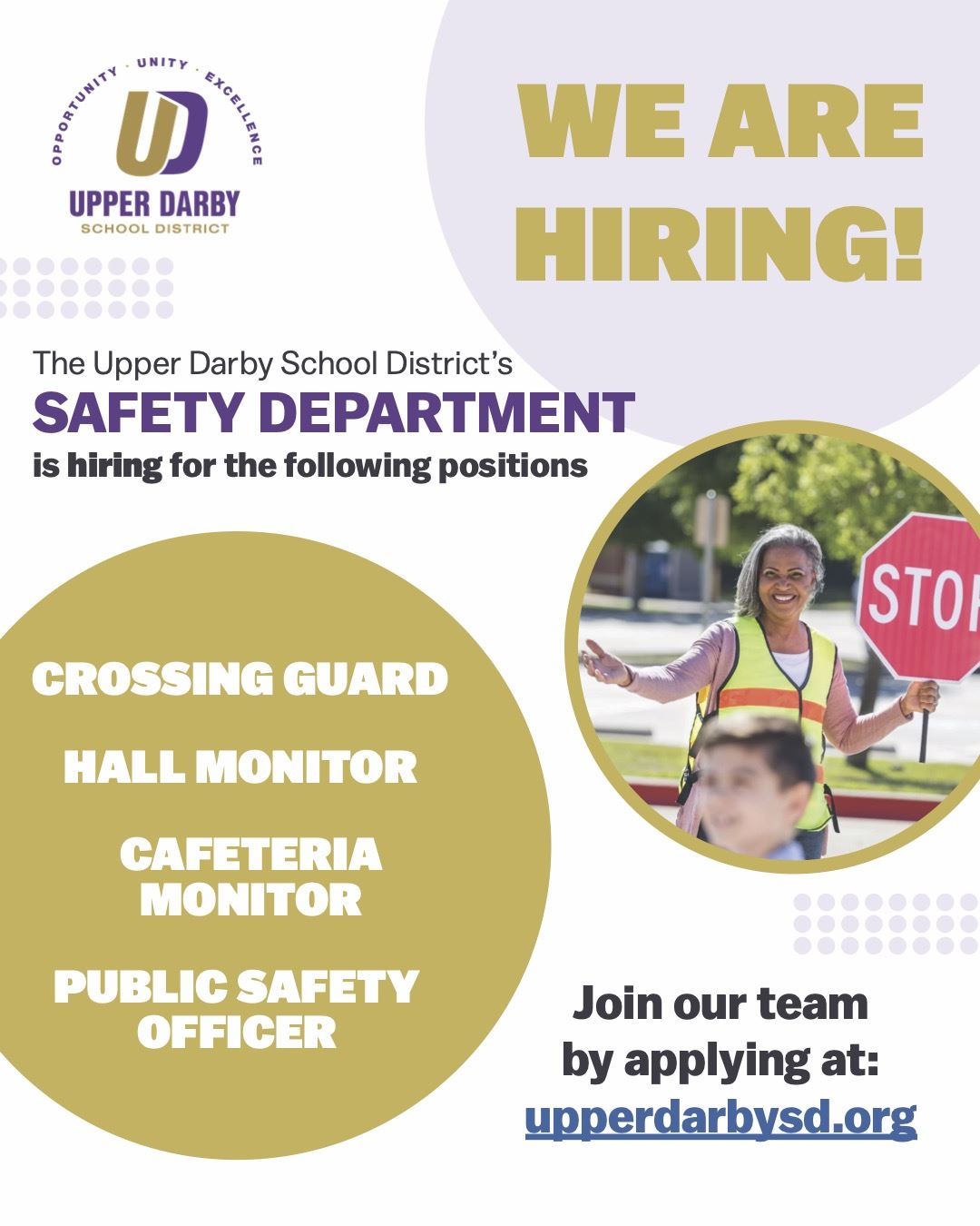  UDSD Safety Department Is Hiring!